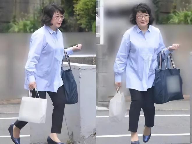 身材发福腿更弯了昔日女神变成了普通老太太j9九游会入口首页65岁山口百惠近况：(图8)
